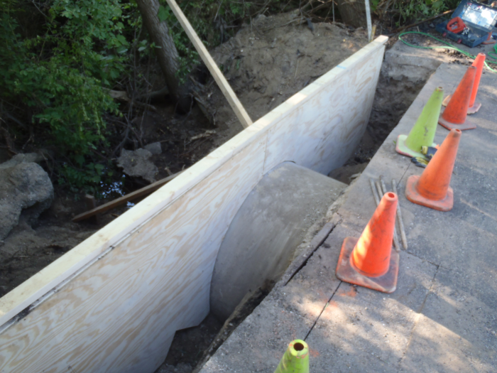 Concrete Tube Installation