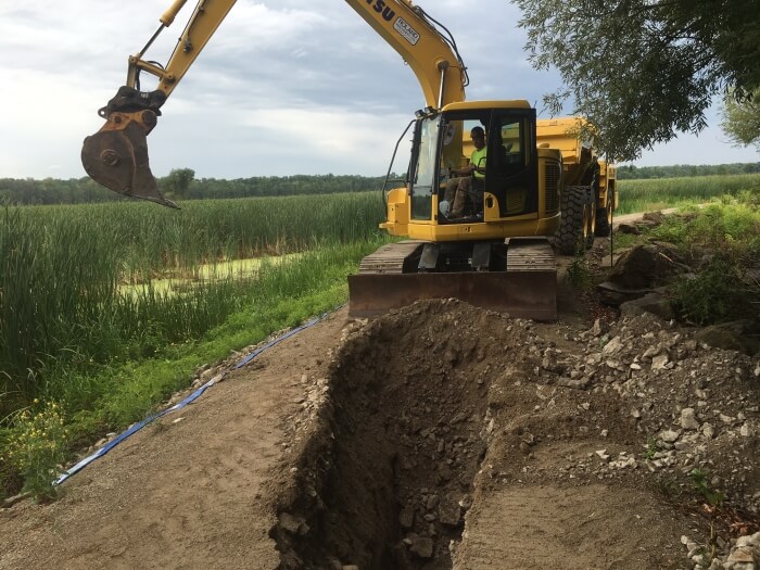 Underground Dam Construction in Wisconsin