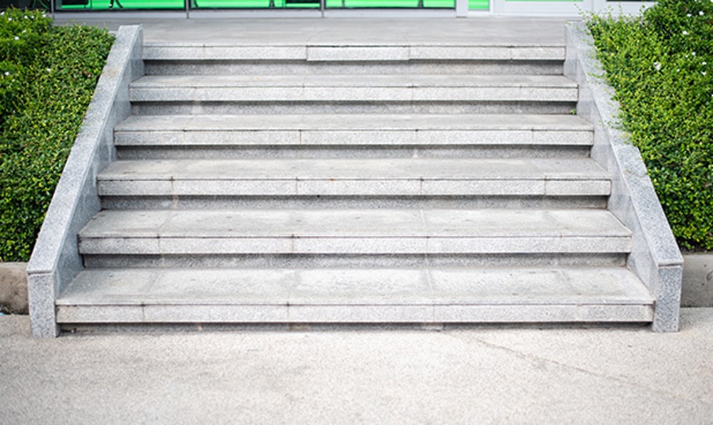 MudTech repairs and installs concrete sidewalks and steps for businesses throughout southeast Wisconsin and northern Illinois. Concrete steps and sidewalks need to be kept in good shape at businesses.